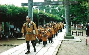 久伊豆神社大祭渡御還御